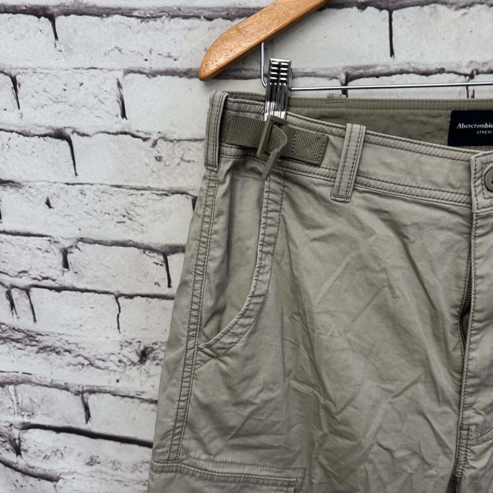 Abercrombie & Fitch Cargo Parachute Pants SZ 32 NEW - Picture 5 of 5